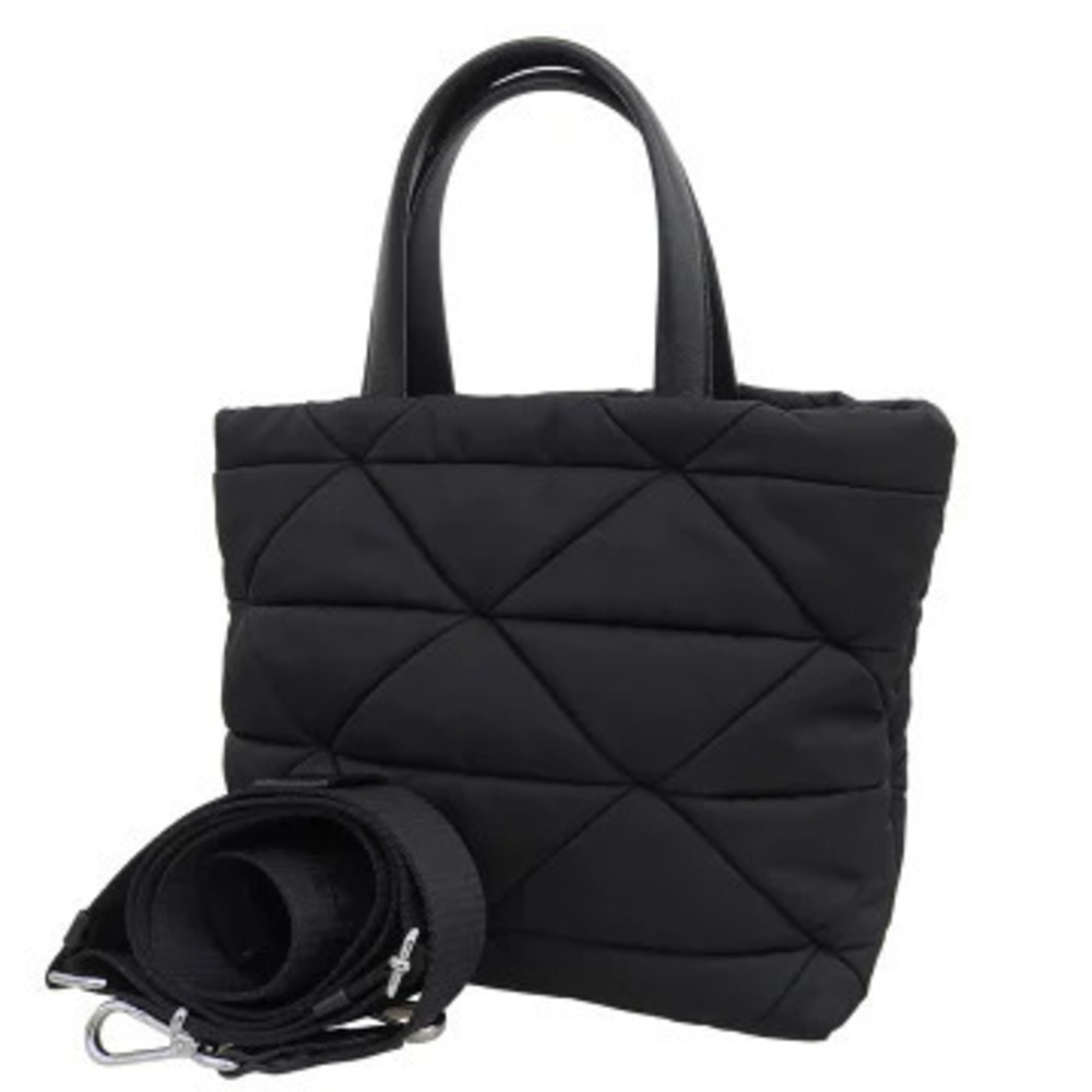 Prada Handbag Bag Shoulder Padded Black